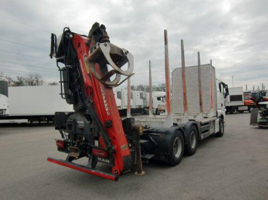 MAN TGX 33.580 BL 6x4, Intarder, Holztransporter, - Tomruk kamyonu, Vinçli kamyon: fotoğraf 4 MAN TGX 33.580 BL 6x4, Intarder, Holztransporter, - Tomruk kamyonu, Vinçli kamyon: fotoğraf 4
