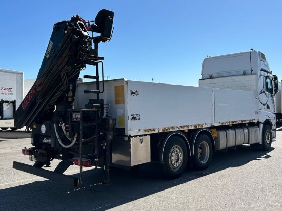 Mercedes-Benz Actros 2545 L 6x2, Retarder, Pritsche, Hiab XS 166 D-4 PRO, E5 - Sal/ Açık kasa kamyon, Vinçli kamyon: fotoğraf 5 Mercedes-Benz Actros 2545 L 6x2, Retarder, Pritsche, Hiab XS 166 D-4 PRO, E5 - Sal/ Açık kasa kamyon, Vinçli kamyon: fotoğraf 5