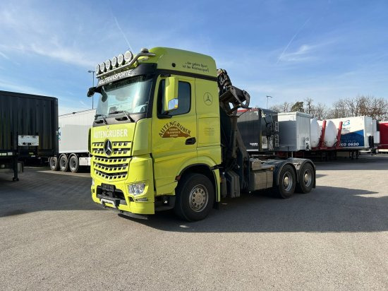 Mercedes-Benz Actros 3363 6x4, Palfinger Epsilon Kran - Tomruk kamyonu, Vinçli kamyon: fotoğraf 1 Mercedes-Benz Actros 3363 6x4, Palfinger Epsilon Kran - Tomruk kamyonu, Vinçli kamyon: fotoğraf 1