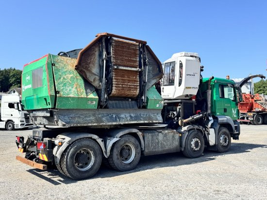 MAN TGS 35.540 8x4 mit Komptech-Zusatzeinheit - Orman makinaları, Kamyon: fotoğraf 3 MAN TGS 35.540 8x4 mit Komptech-Zusatzeinheit - Orman makinaları, Kamyon: fotoğraf 3