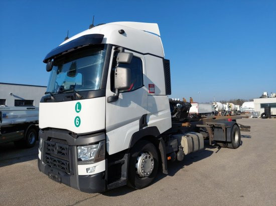 Renault T430 BDF-Wechselfahrgestell, 4x2 LL, EURO6, VEB+ - Konteynır taşıyıcı/ Yedek karoser kamyon: fotoğraf 1 Renault T430 BDF-Wechselfahrgestell, 4x2 LL, EURO6, VEB+ - Konteynır taşıyıcı/ Yedek karoser kamyon: fotoğraf 1