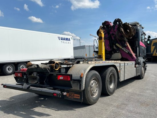 Scania R580 6x2, Schrottkran, E6, Lenk-Lift-Achse - Kancalı yükleyici kamyon, Vinçli kamyon: fotoğraf 5 Scania R580 6x2, Schrottkran, E6, Lenk-Lift-Achse - Kancalı yükleyici kamyon, Vinçli kamyon: fotoğraf 5