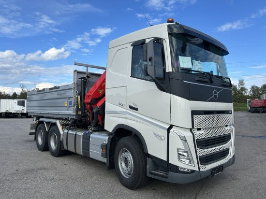 Volvo FH 500 3-Seiten Meiller Kipper mit Palfinger PK22002EH, Retarder, - Damperli kamyon: fotoğraf 3 Volvo FH 500 3-Seiten Meiller Kipper mit Palfinger PK22002EH, Retarder, - Damperli kamyon: fotoğraf 3