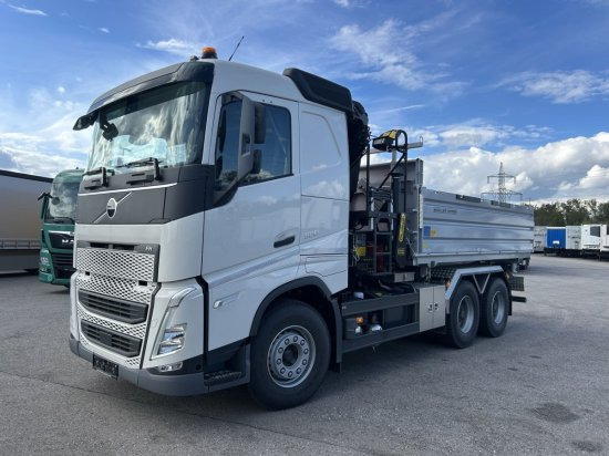 Volvo FH 500 3-Seiten Meiller Kipper mit Palfinger PK22002EH, Retarder, - Damperli kamyon: fotoğraf 1 Volvo FH 500 3-Seiten Meiller Kipper mit Palfinger PK22002EH, Retarder, - Damperli kamyon: fotoğraf 1