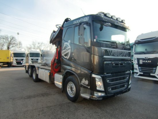 Volvo FH 500 6x2, Schrottkran, Waage, E6, Liftachse - Kancalı yükleyici kamyon, Vinçli kamyon: fotoğraf 3 Volvo FH 500 6x2, Schrottkran, Waage, E6, Liftachse - Kancalı yükleyici kamyon, Vinçli kamyon: fotoğraf 3