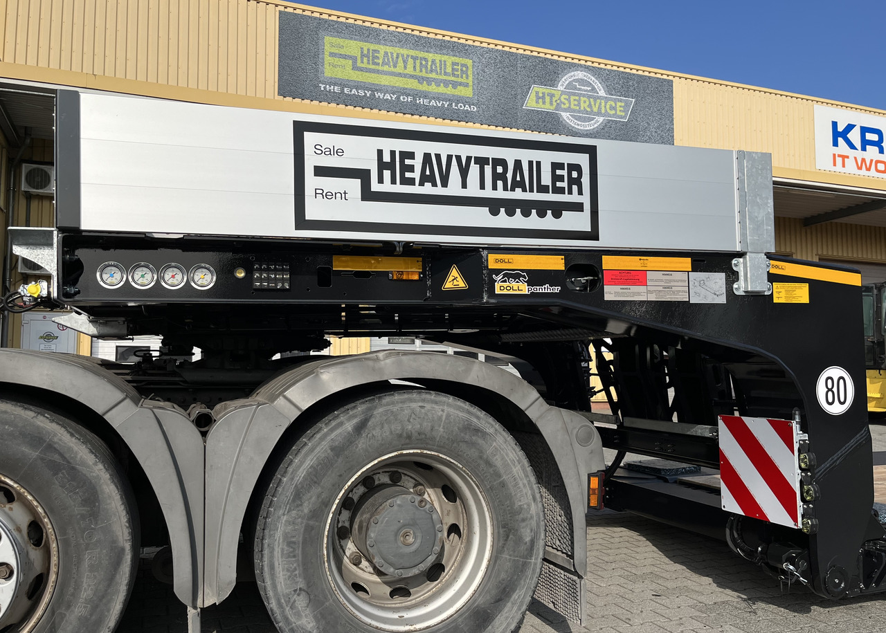 Doll 2-Achs-Tiefbett-Sattelauflieger Pantherfahrwerk - Alçak çerçeveli platform dorse: fotoğraf 2 Doll 2-Achs-Tiefbett-Sattelauflieger Pantherfahrwerk - Alçak çerçeveli platform dorse: fotoğraf 2