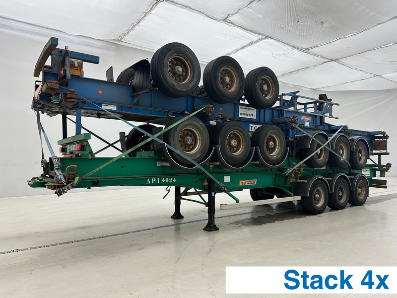 Fruehauf 4x Skelet 2 x 20-40 ft - Konteynır taşıyıcı/ Yedek karoser dorse: fotoğraf 1 Fruehauf 4x Skelet 2 x 20-40 ft - Konteynır taşıyıcı/ Yedek karoser dorse: fotoğraf 1