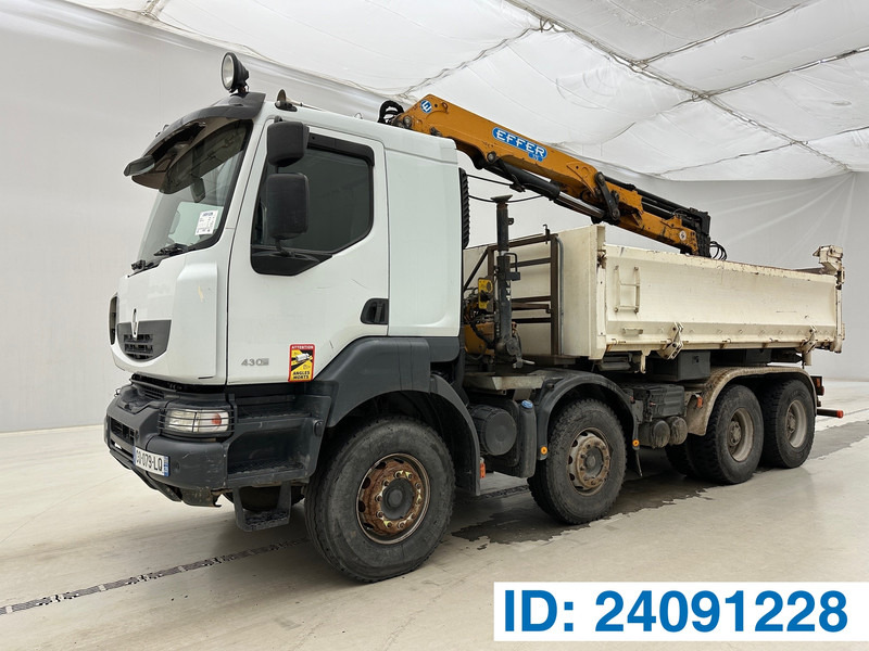 Renault Kerax 430 DXi - 8x4 - Damperli kamyon, Vinçli kamyon: fotoğraf 1 Renault Kerax 430 DXi - 8x4 - Damperli kamyon, Vinçli kamyon: fotoğraf 1
