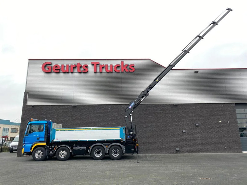 MAN TGS 35.480 8X4 KIPPER/TIPPER + HMF 2620-K5 KRAAN/KRAN/CRANE/GRUA - Damperli kamyon, Vinçli kamyon: fotoğraf 4 MAN TGS 35.480 8X4 KIPPER/TIPPER + HMF 2620-K5 KRAAN/KRAN/CRANE/GRUA - Damperli kamyon, Vinçli kamyon: fotoğraf 4