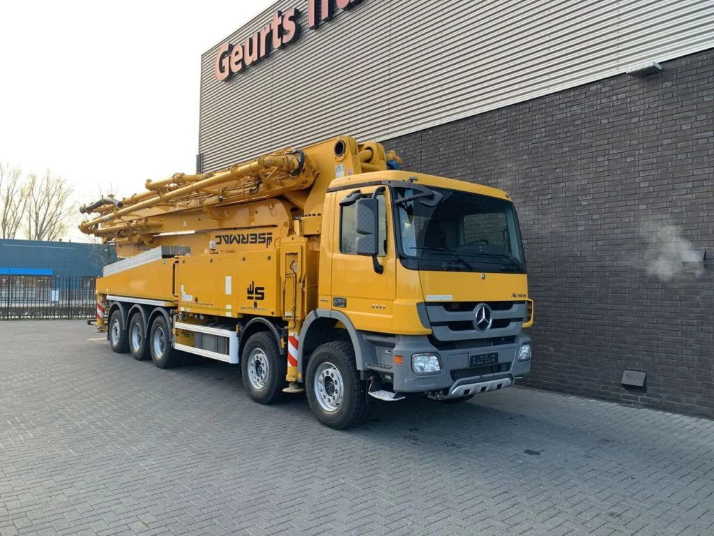 Mobil beton pompası Mercedes-Benz Actros 5041 10X4 + SERMAC 6 RZ 56 METER CONCRETE: fotoğraf 7