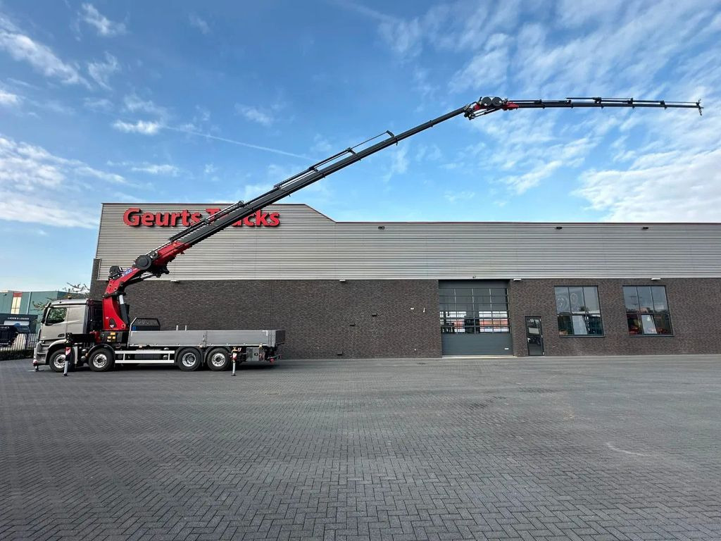Vinçli kamyon, Sal/ Açık kasa kamyon Mercedes-Benz Arocs 3251 8X2 + HMF 9520-K8 FJ 1400-K6 KRAAN/KR: fotoğraf 1