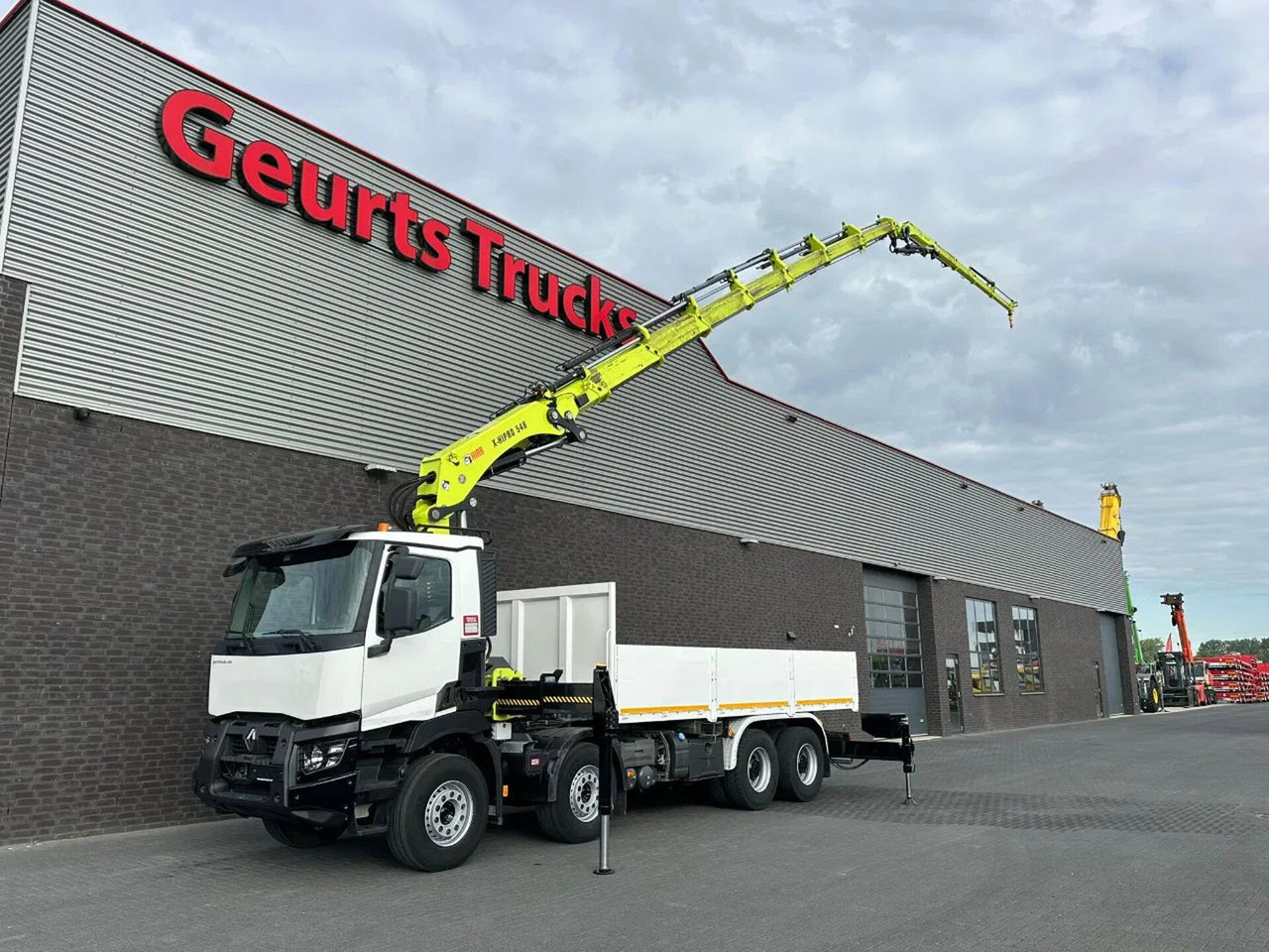 Renault C460 8X4 + HIAB X-HIPRO 548 E-7 MET JIB KRAAN / - Vinçli kamyon: fotoğraf 2 Renault C460 8X4 + HIAB X-HIPRO 548 E-7 MET JIB KRAAN / - Vinçli kamyon: fotoğraf 2