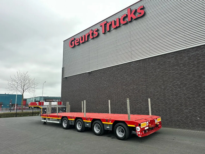 SCHEUERLE EUROAXLE 1T4 4 ASSER UITSCHUIFBARE SEMIE MET 12 TONS HYDRAULICHE EURO ASSEN HYDRAULICH GESTUURD SEMI-DIEPLADER / TIEFLADER / LO - Alçak çerçeveli platform dorse: fotoğraf 3 SCHEUERLE EUROAXLE 1T4 4 ASSER UITSCHUIFBARE SEMIE MET 12 TONS HYDRAULICHE EURO ASSEN HYDRAULICH GESTUURD SEMI-DIEPLADER / TIEFLADER / LO - Alçak çerçeveli platform dorse: fotoğraf 3