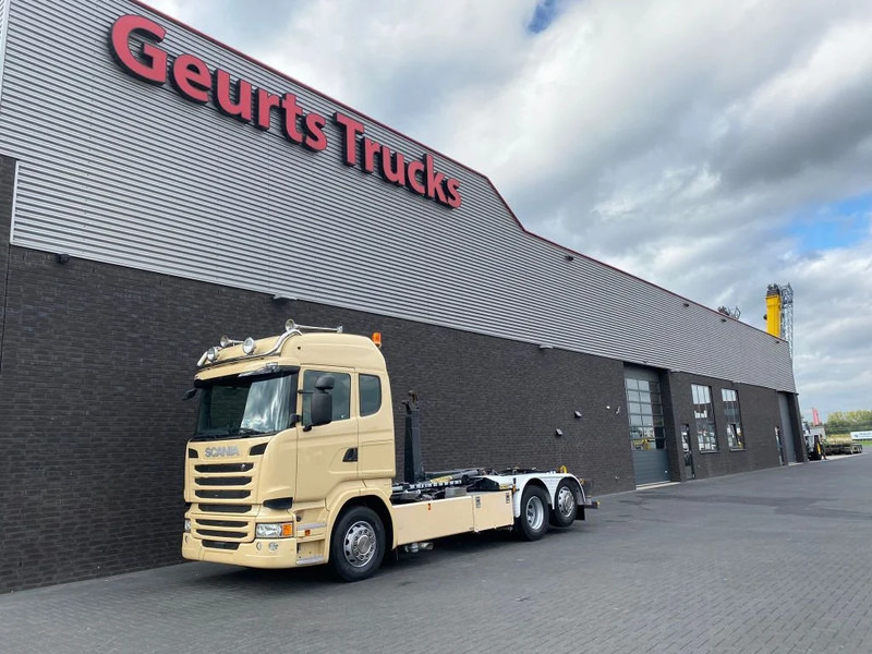 Scania R450 6X2 + PALFINGER HAAKARMSYSTEEM/ABROLLKIPPER/HOOKLIFT - Kancalı yükleyici kamyon: fotoğraf 3 Scania R450 6X2 + PALFINGER HAAKARMSYSTEEM/ABROLLKIPPER/HOOKLIFT - Kancalı yükleyici kamyon: fotoğraf 3
