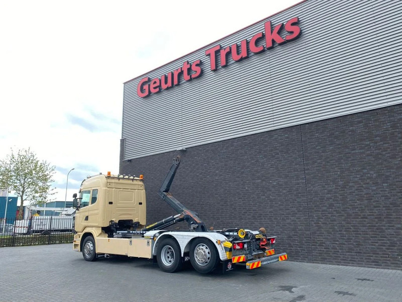 Scania R450 6X2 + PALFINGER HAAKARMSYSTEEM/ABROLLKIPPER/HOOKLIFT - Kancalı yükleyici kamyon: fotoğraf 4 Scania R450 6X2 + PALFINGER HAAKARMSYSTEEM/ABROLLKIPPER/HOOKLIFT - Kancalı yükleyici kamyon: fotoğraf 4