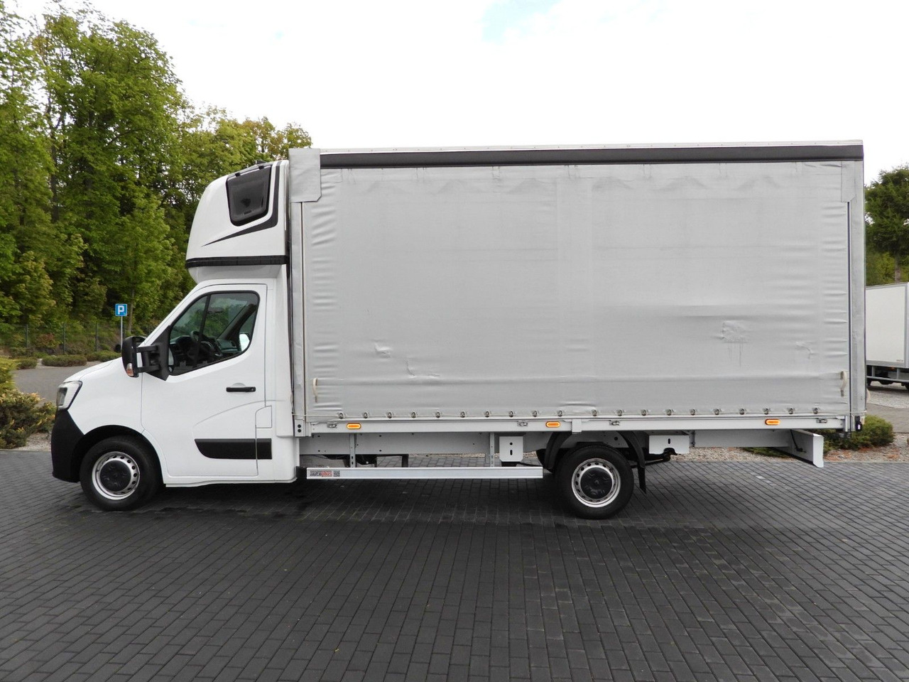 Tenteli kamyonet Renault MASTER  PRITSCHE PLANE 10 PALETTEN WEBASTO A/C: fotoğraf 9