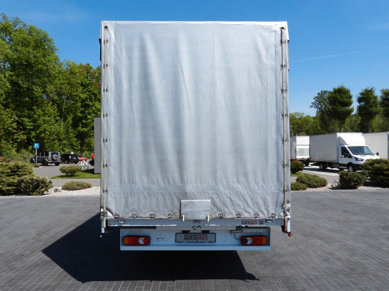 Tenteli kamyonet Renault MASTER  PRITSCHE PLANE 10 PALETTEN WEBASTO A/C: fotoğraf 12