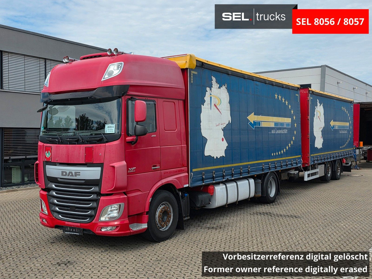 DAF XF 410 / ZF Intarder / Durchladezug - Tenteli kamyon: fotoğraf 1 DAF XF 410 / ZF Intarder / Durchladezug - Tenteli kamyon: fotoğraf 1