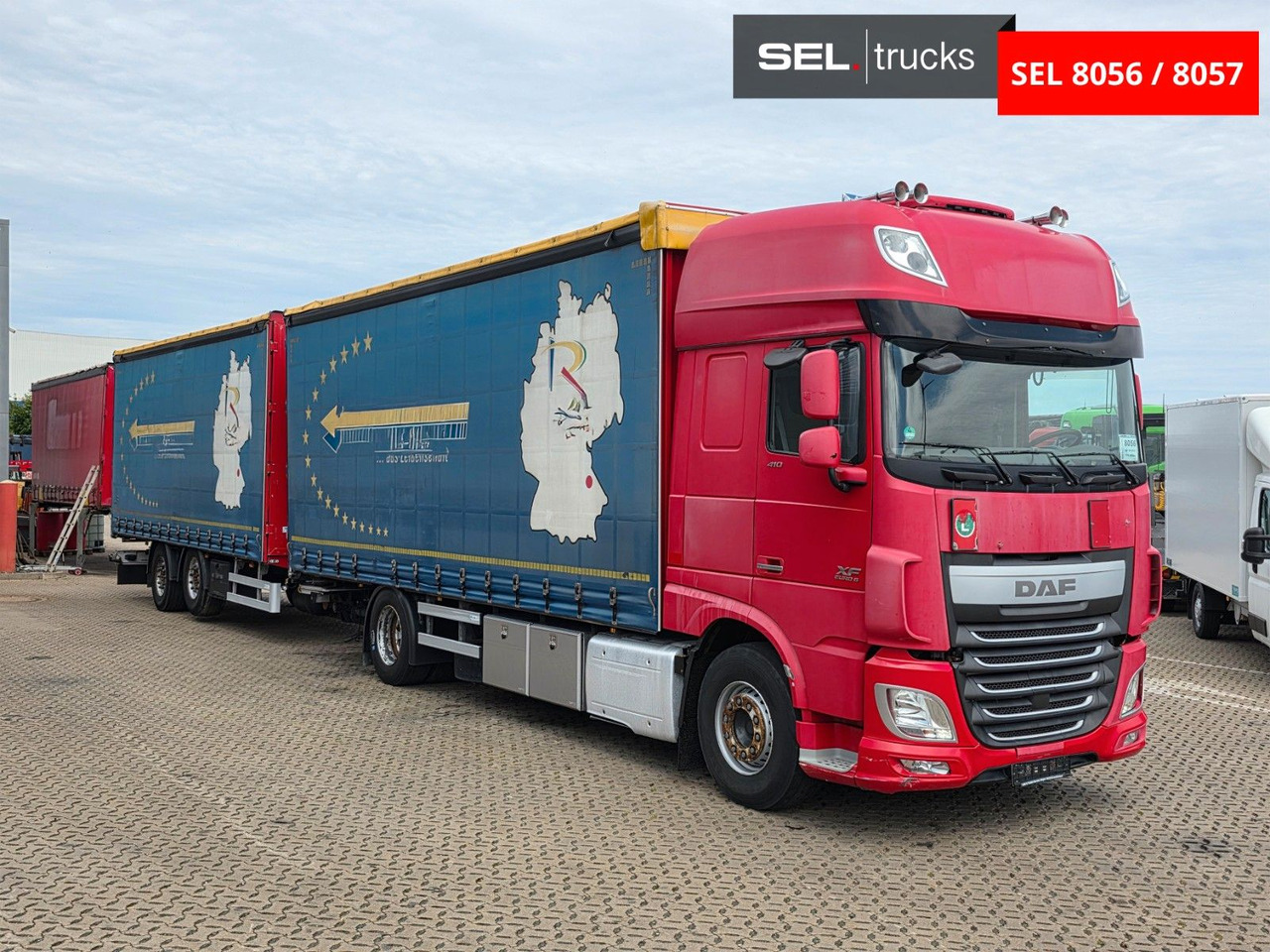 DAF XF 410 / ZF Intarder / Durchladezug - Tenteli kamyon: fotoğraf 3 DAF XF 410 / ZF Intarder / Durchladezug - Tenteli kamyon: fotoğraf 3