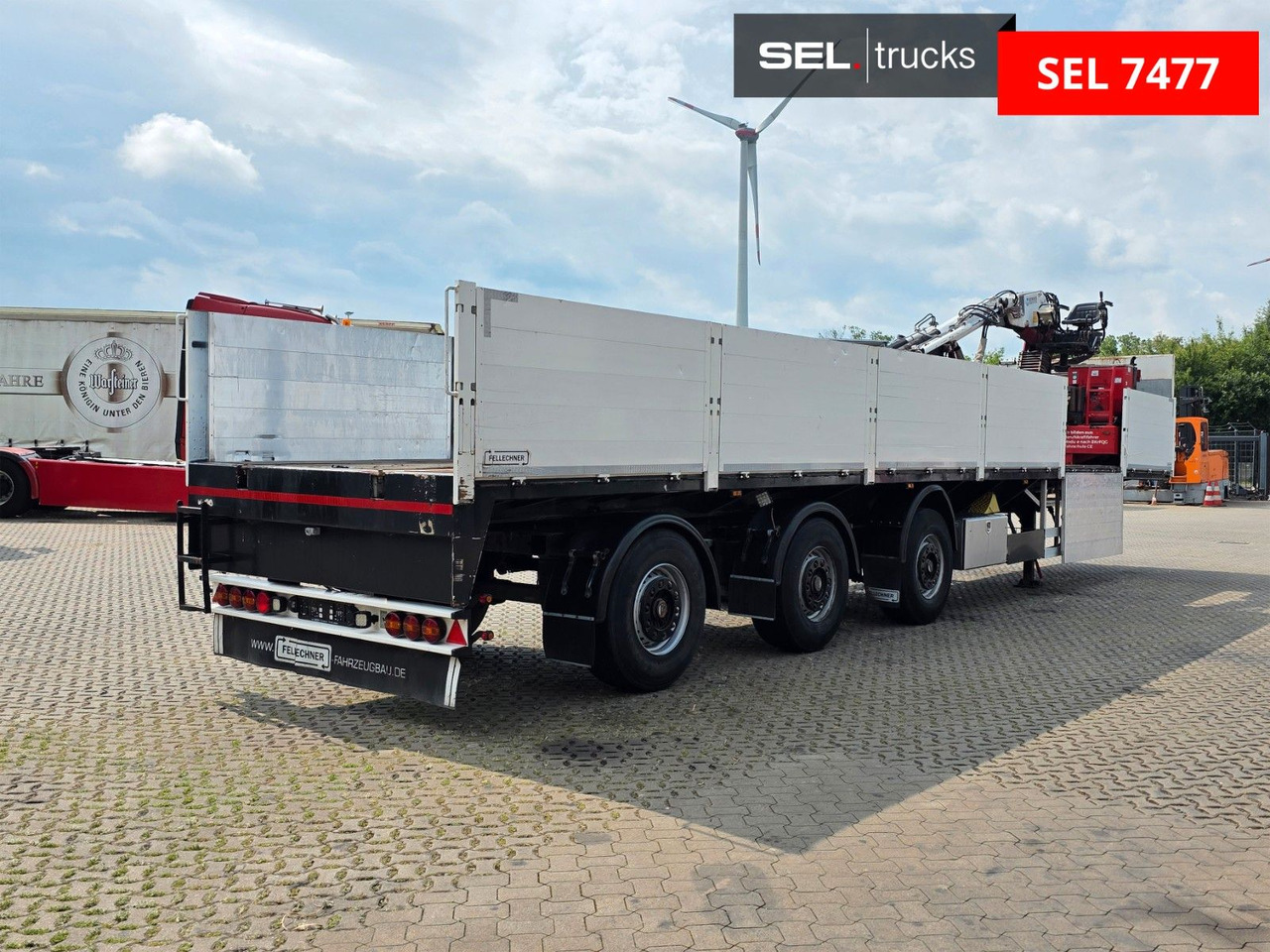 Fellechner SB31-L36 / Rollkran / Lenkachse - Açık/ Sal dorse: fotoğraf 5 Fellechner SB31-L36 / Rollkran / Lenkachse - Açık/ Sal dorse: fotoğraf 5