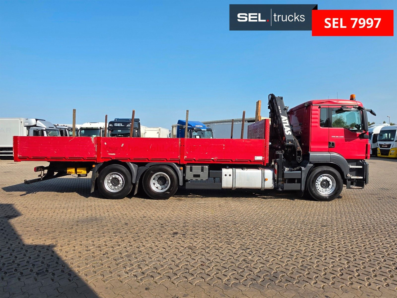 MAN TGS 26.440 6X2-2 BL / Mit Fernbedienung / ATLAS - Vinçli kamyon: fotoğraf 4 MAN TGS 26.440 6X2-2 BL / Mit Fernbedienung / ATLAS - Vinçli kamyon: fotoğraf 4