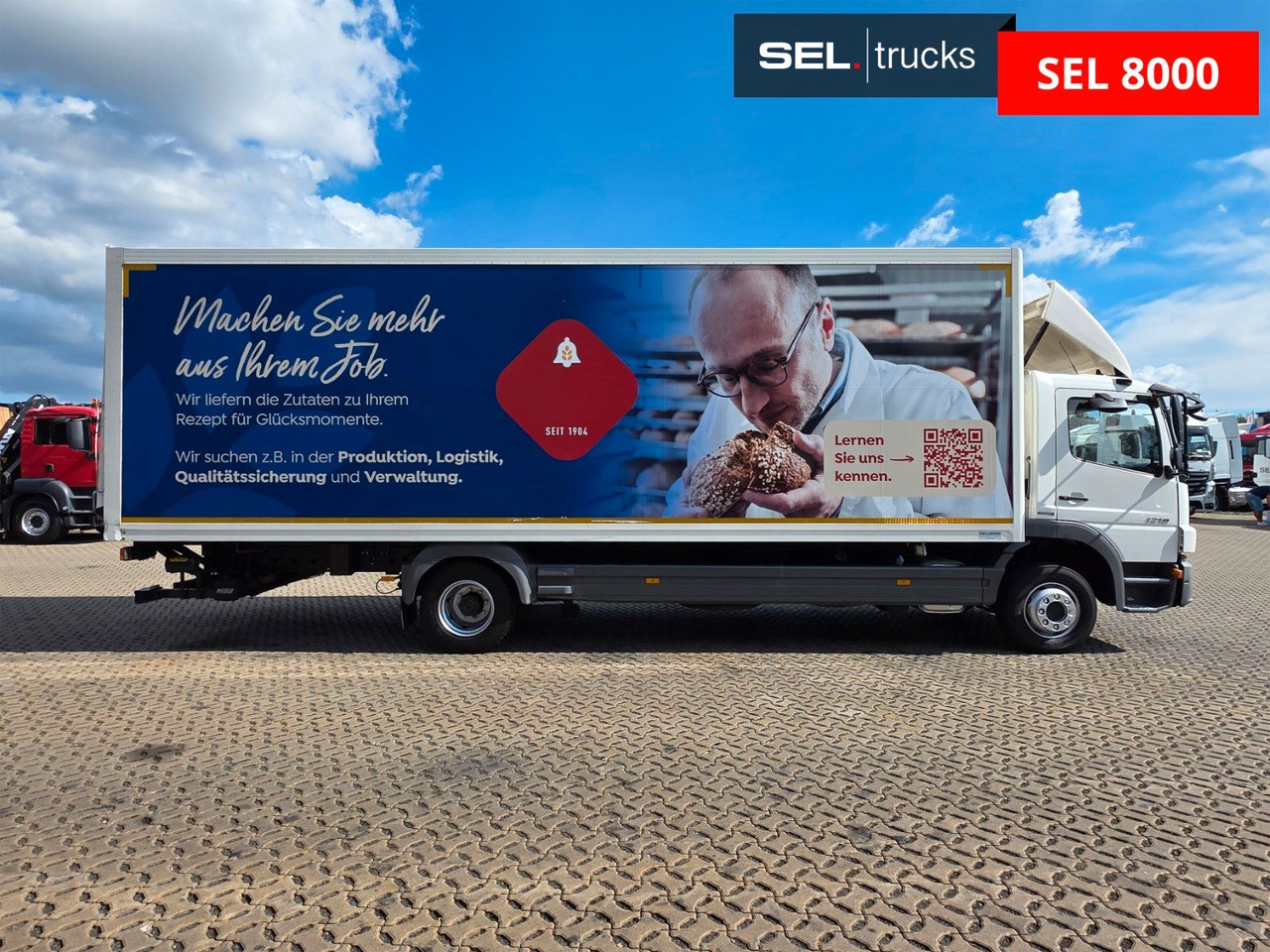 Mercedes-Benz Atego 1218 / Ladebordwand - Kapalı kasa kamyon: fotoğraf 4 Mercedes-Benz Atego 1218 / Ladebordwand - Kapalı kasa kamyon: fotoğraf 4