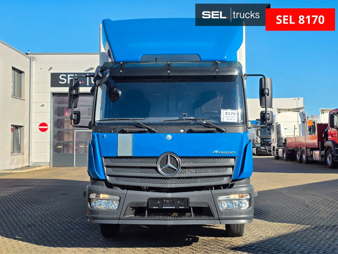 Mercedes-Benz Atego 1218 / Ladebordwand - Kapalı kasa kamyon: fotoğraf 2 Mercedes-Benz Atego 1218 / Ladebordwand - Kapalı kasa kamyon: fotoğraf 2