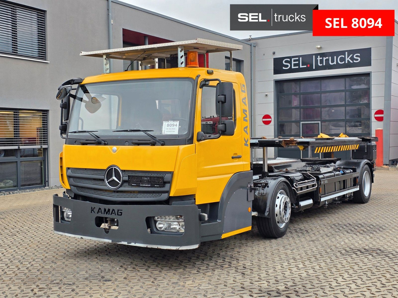 Mercedes-Benz Kamag WBH 25 / Umsetzer Sattelplatte - Konteynır taşıyıcı/ Yedek karoser kamyon: fotoğraf 1 Mercedes-Benz Kamag WBH 25 / Umsetzer Sattelplatte - Konteynır taşıyıcı/ Yedek karoser kamyon: fotoğraf 1