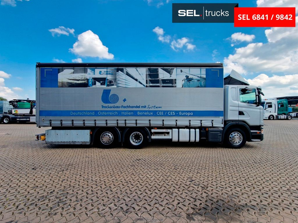 Scania G 410 /Retarder /mit Mitnahmestapler /Lenkachse - Tenteli kamyon: fotoğraf 4 Scania G 410 /Retarder /mit Mitnahmestapler /Lenkachse - Tenteli kamyon: fotoğraf 4