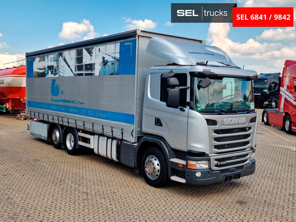 Scania G 410 /Retarder /mit Mitnahmestapler /Lenkachse - Tenteli kamyon: fotoğraf 3 Scania G 410 /Retarder /mit Mitnahmestapler /Lenkachse - Tenteli kamyon: fotoğraf 3