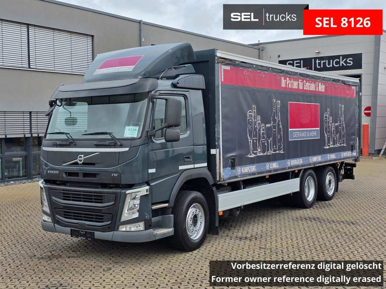 Volvo FM 410 / Ladebordwand / Lenkachse - Tenteli kamyon: fotoğraf 1 Volvo FM 410 / Ladebordwand / Lenkachse - Tenteli kamyon: fotoğraf 1