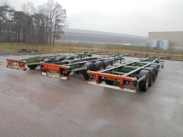 BFT CS 36 126 10 G MIDDEN EN ACHTER UITSCHUIFBAAR - Konteynır taşıyıcı/ Yedek karoser dorse: fotoğraf 5 BFT CS 36 126 10 G MIDDEN EN ACHTER UITSCHUIFBAAR - Konteynır taşıyıcı/ Yedek karoser dorse: fotoğraf 5