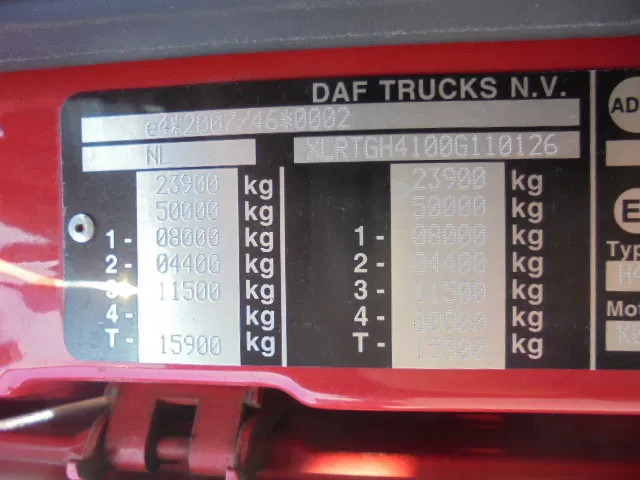 Çekici DAF XF 440 6X2 NL TRUCK: fotoğraf 20