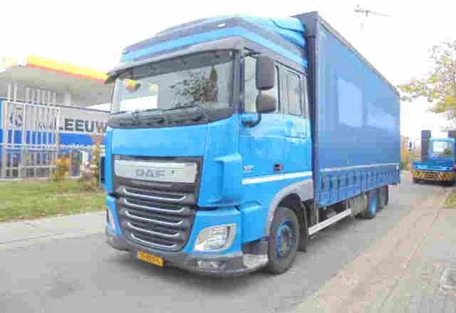 DAF XF 410 6X2 NL TRUCK TUV 03-26 - Tenteli kamyon: fotoğraf 1 DAF XF 410 6X2 NL TRUCK TUV 03-26 - Tenteli kamyon: fotoğraf 1