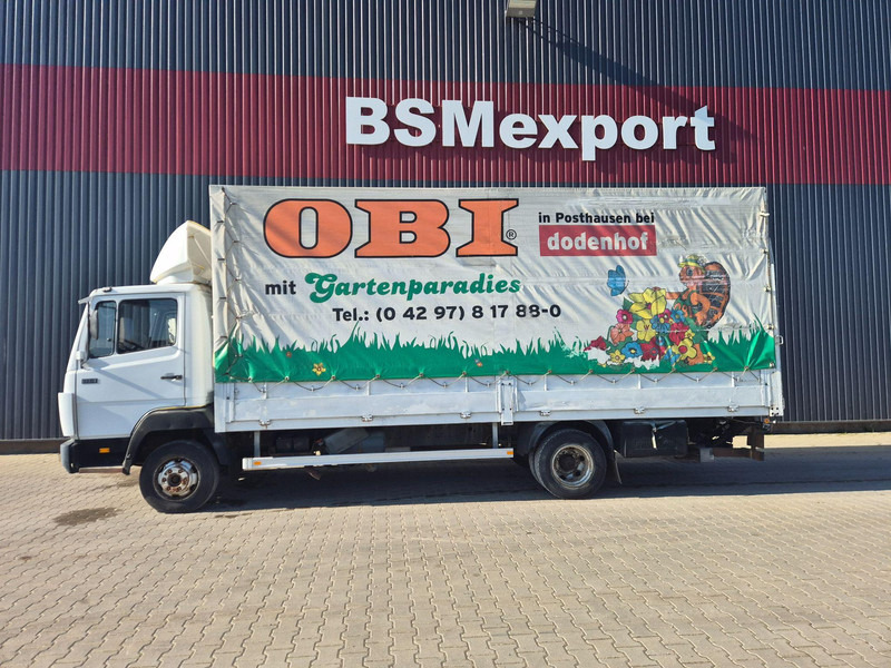 Mercedes-Benz 814 - Tenteli kamyon: fotoğraf 4 Mercedes-Benz 814 - Tenteli kamyon: fotoğraf 4