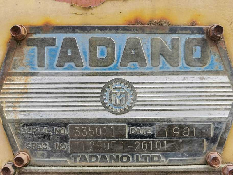Mobil vinç Tadano TL250: fotoğraf 12