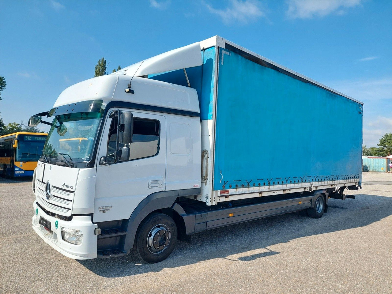 Mercedes-Benz Atego 1223 L/NR 20 20 Paletten - Tenteli kamyon: fotoğraf 1 Mercedes-Benz Atego 1223 L/NR 20 20 Paletten - Tenteli kamyon: fotoğraf 1