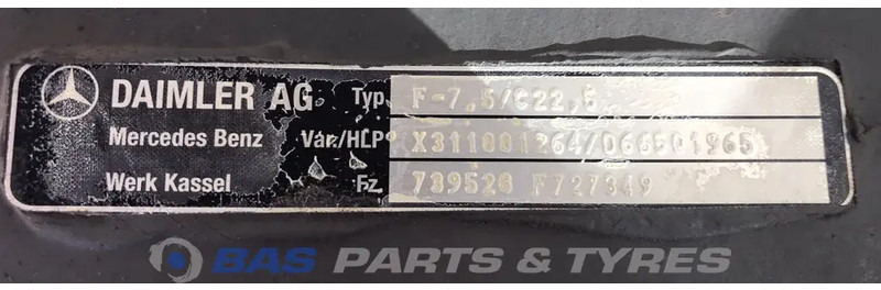 Mercedes-Benz  - Ön aks - Kamyon: fotoğraf 4 Mercedes-Benz  - Ön aks - Kamyon: fotoğraf 4