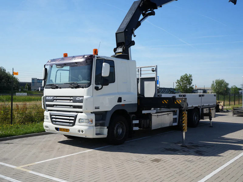 DAF CF 85 FAN Kraanwagen met bak, 47 t. HMF kraan - Vinçli kamyon: fotoğraf 1 DAF CF 85 FAN Kraanwagen met bak, 47 t. HMF kraan - Vinçli kamyon: fotoğraf 1