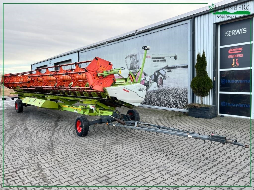 Claas Vario 1200 + wózek transportowy - Biçerdöver tablası: fotoğraf 3 Claas Vario 1200 + wózek transportowy - Biçerdöver tablası: fotoğraf 3