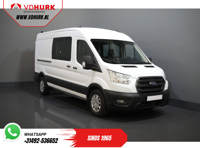Ford Transit 2.0 TDCI 130 pk L3H2 DC Dubbel Cabine 7 Pers./ Riem V.V./ Adapt. Cruise/ CarPlay/ PDC/ Navi/ Camera/ Airco/ Trekhaak - Panelvan, Çift kabin kamyonet: fotoğraf 1 Ford Transit 2.0 TDCI 130 pk L3H2 DC Dubbel Cabine 7 Pers./ Riem V.V./ Adapt. Cruise/ CarPlay/ PDC/ Navi/ Camera/ Airco/ Trekhaak - Panelvan, Çift kabin kamyonet: fotoğraf 1