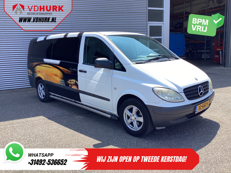 Mercedes-Benz Vito 109 CDI L3 EXPORT ONLY (€6.655,- Incl. BTW/BPM Vrij!) 9 Persoons/ Kombi/ Combi/ 9P/ Sidebars/ Camera/ Trekhaak/ Airco - Minibüs, Minivan: fotoğraf 1 Mercedes-Benz Vito 109 CDI L3 EXPORT ONLY (€6.655,- Incl. BTW/BPM Vrij!) 9 Persoons/ Kombi/ Combi/ 9P/ Sidebars/ Camera/ Trekhaak/ Airco - Minibüs, Minivan: fotoğraf 1