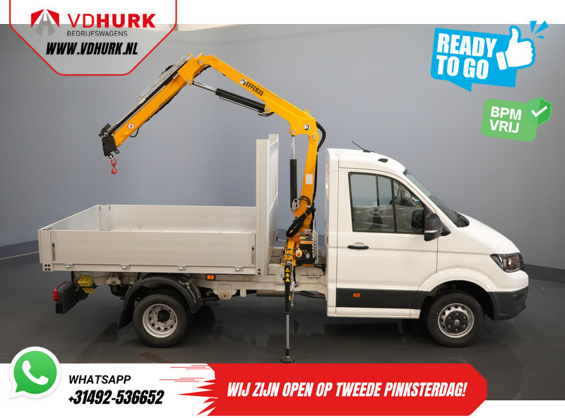 Volkswagen Crafter 50 165 pk Effer 352S Kraan/ Crane/ Kran/ Autokran/ PTO/ Open laadbak/ Dubbel Lucht - Açık kasa kamyonet: fotoğraf 4 Volkswagen Crafter 50 165 pk Effer 352S Kraan/ Crane/ Kran/ Autokran/ PTO/ Open laadbak/ Dubbel Lucht - Açık kasa kamyonet: fotoğraf 4
