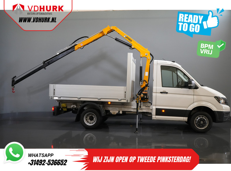 Volkswagen Crafter 50 165 pk Effer 352S Kraan/ Crane/ Kran/ Autokran/ PTO/ Open laadbak/ Dubbel Lucht - Açık kasa kamyonet: fotoğraf 2 Volkswagen Crafter 50 165 pk Effer 352S Kraan/ Crane/ Kran/ Autokran/ PTO/ Open laadbak/ Dubbel Lucht - Açık kasa kamyonet: fotoğraf 2