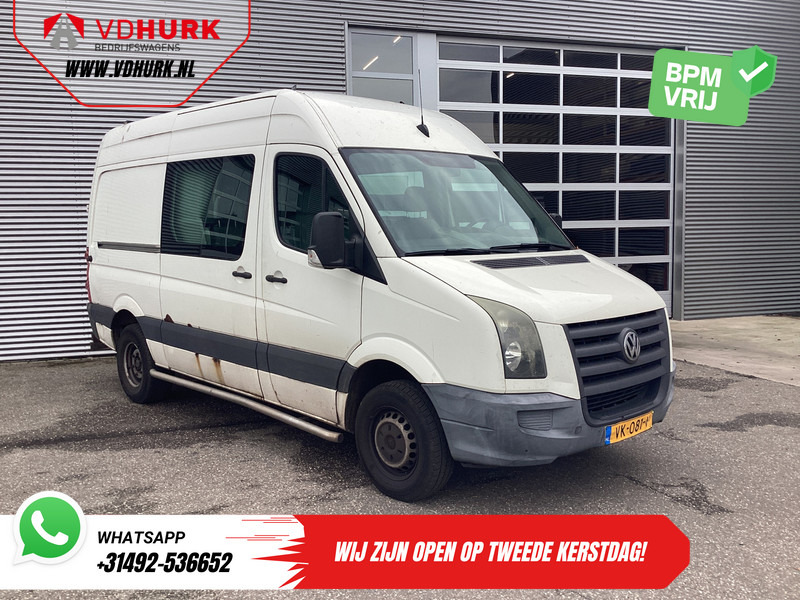 Volkswagen Crafter 50 2.5 TDI Aut. L2H2 DC Dubbel Cabine EXPORT 5 cil/ 3.5t Trekverm./ Airco/ 6 Pers./ 270Gr.Deuren/ Trekhaak - Panelvan, Çift kabin kamyonet: fotoğraf 1 Volkswagen Crafter 50 2.5 TDI Aut. L2H2 DC Dubbel Cabine EXPORT 5 cil/ 3.5t Trekverm./ Airco/ 6 Pers./ 270Gr.Deuren/ Trekhaak - Panelvan, Çift kabin kamyonet: fotoğraf 1