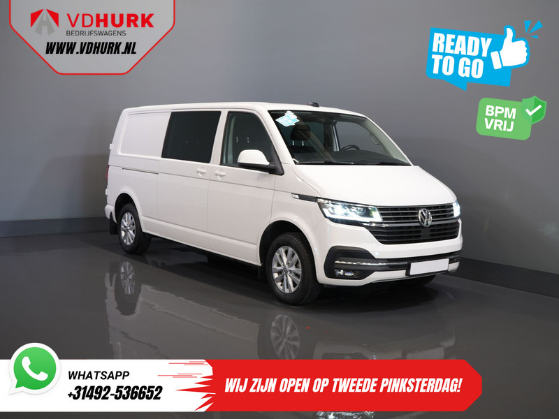 Volkswagen Transporter 2.0 TDI 150 pk Aut. L2 DC Dubbel Cabine BPM VRIJ! Ready2Go 2xSchuifdeur/ Adapt Cruise/ LED/ Standkachel/ Stoelverw./ Carplay/ Ca - Küçük panelvan, Çift kabin kamyonet: fotoğraf 1 Volkswagen Transporter 2.0 TDI 150 pk Aut. L2 DC Dubbel Cabine BPM VRIJ! Ready2Go 2xSchuifdeur/ Adapt Cruise/ LED/ Standkachel/ Stoelverw./ Carplay/ Ca - Küçük panelvan, Çift kabin kamyonet: fotoğraf 1