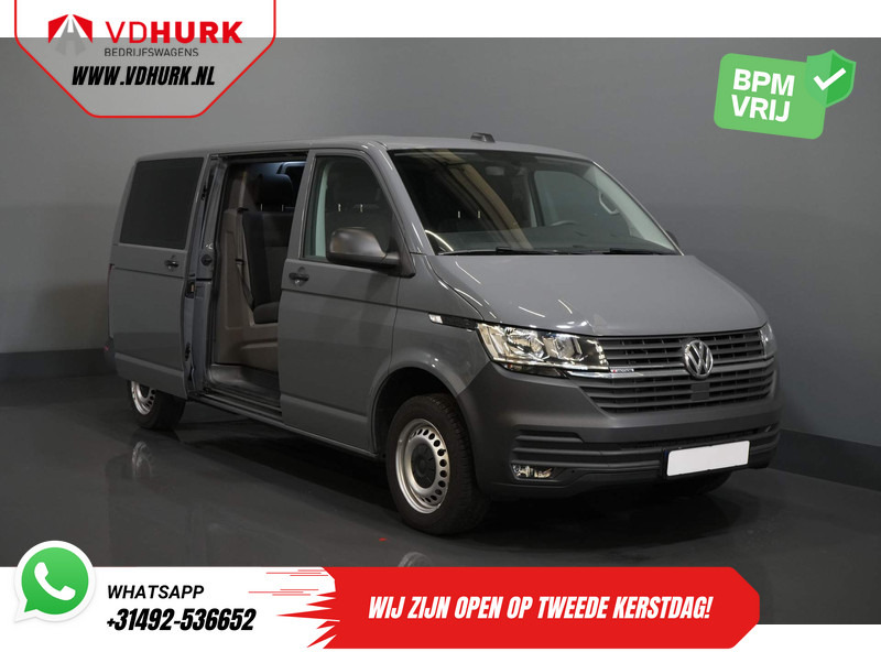 Küçük panelvan, Çift kabin kamyonet Volkswagen Transporter T6.1 2.0 TDI 150 Pk DSG Aut. L2 BPM VRIJ! DC Dubbel Cabine 4Motion/ Carplay/ Camera/ PDC/ Cruise/ Airco/ 4x4: fotoğraf 8