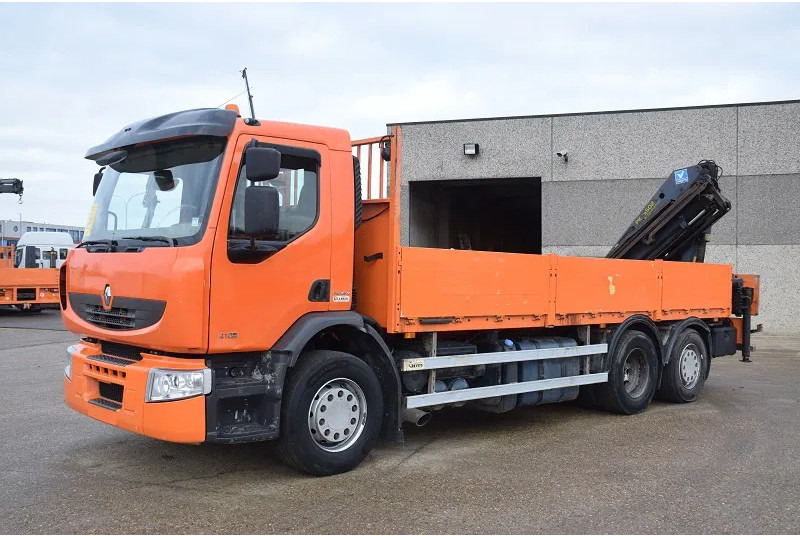 Renault Premium 410 - Sal/ Açık kasa kamyon, Vinçli kamyon: fotoğraf 1 Renault Premium 410 - Sal/ Açık kasa kamyon, Vinçli kamyon: fotoğraf 1