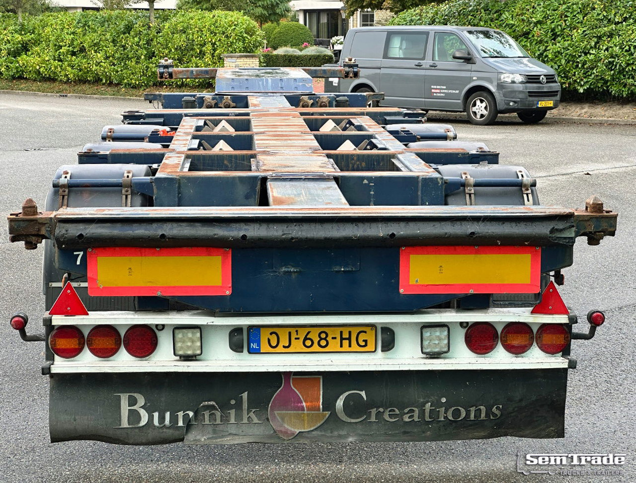 Burg BPO 15-27 Ccxhx BPW Axles Disc Brakes 40 FT. Chassis Lift Axle - Konteynır taşıyıcı/ Yedek karoser dorse: fotoğraf 4 Burg BPO 15-27 Ccxhx BPW Axles Disc Brakes 40 FT. Chassis Lift Axle - Konteynır taşıyıcı/ Yedek karoser dorse: fotoğraf 4