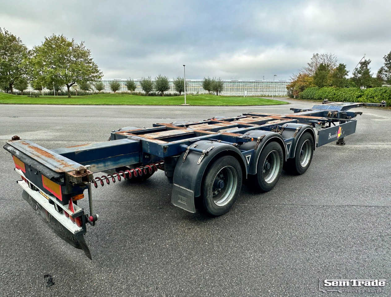 Burg BPO 15-27 Ccxhx BPW Axles Disc Brakes 40 FT. Chassis Lift Axle - Konteynır taşıyıcı/ Yedek karoser dorse: fotoğraf 5 Burg BPO 15-27 Ccxhx BPW Axles Disc Brakes 40 FT. Chassis Lift Axle - Konteynır taşıyıcı/ Yedek karoser dorse: fotoğraf 5
